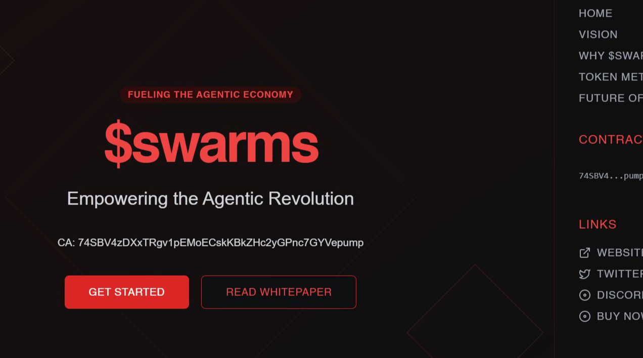 Swarms - Dự Án AI Đột Phá Trên Nền Tảng Blockchain Solana